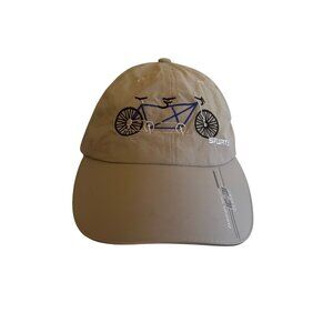 Tandem Bicycle Embroidered Adjustable Sports Cap